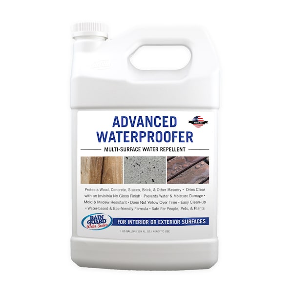 Rainguard Brands 1 Gal. Advanced Waterproofer, Natural Finish, Clear